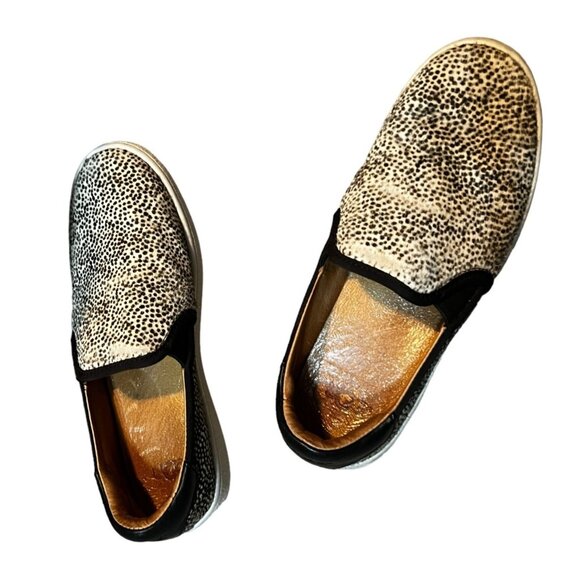 Ugg Animal Fur Print Low Rise Sneakers Sz 5 Womens Tan & Black Flats 1019218 - Picture 12 of 16